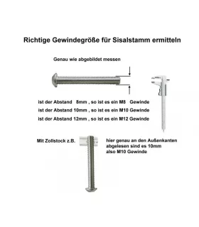16 cm Outdoor-Vollholz-Deckenspanner