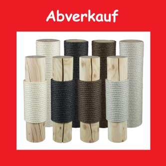 Vollholz-Sisalstamm 9-16 cm ABVERKAUF