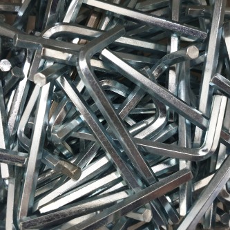 Inbus-Sechskantschlüssel, 5, 6 und 8 mm