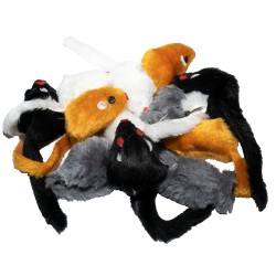 Spielmaus in vier Farben, braun, grau, schwarz, weiß