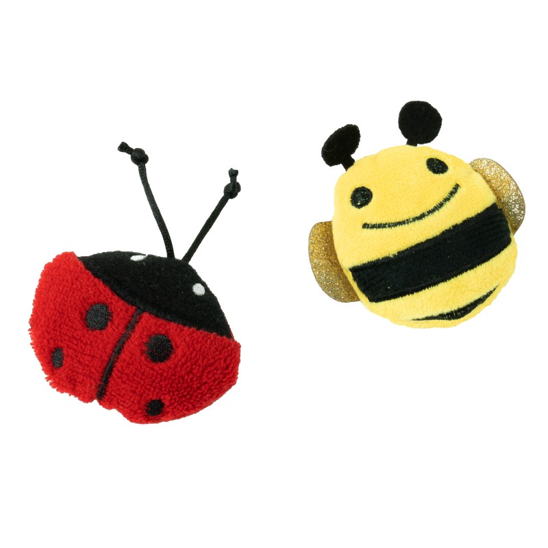 Käfer und Biene mit Katzenminze