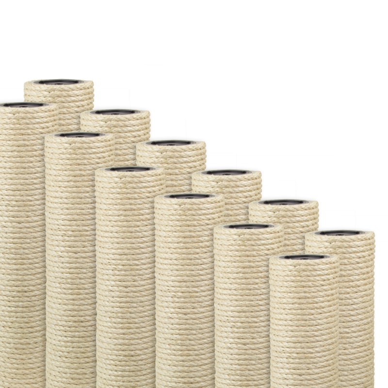 Deluxe 9 cm Sisalstamm mit 8 mm Sisalseil