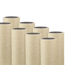 Deluxe 15 cm Sisalstamm mit 8 mm Sisalseil Deluxe 15 cm Sisalstamm mit 8 mm Sisalseil