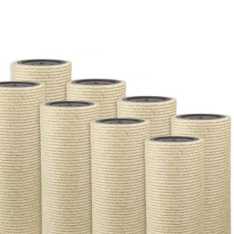 Deluxe 15 cm Sisalstamm mit 8 mm Sisalseil