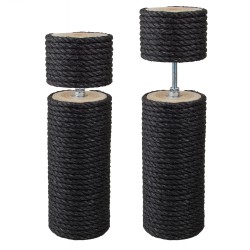 14 cm Premium-Vollholz-Deckenspanner (Schwarz)