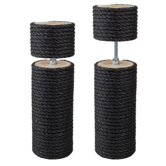 14 cm Premium-Vollholz-Deckenspanner (Schwarz)