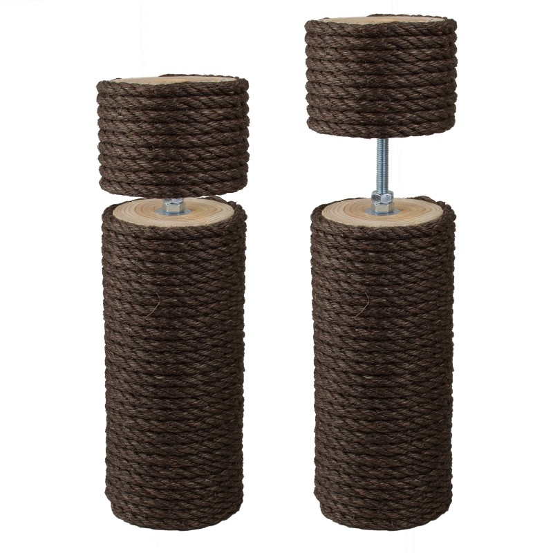 12 cm Premium-Vollholz-Deckenspanner (Braun)