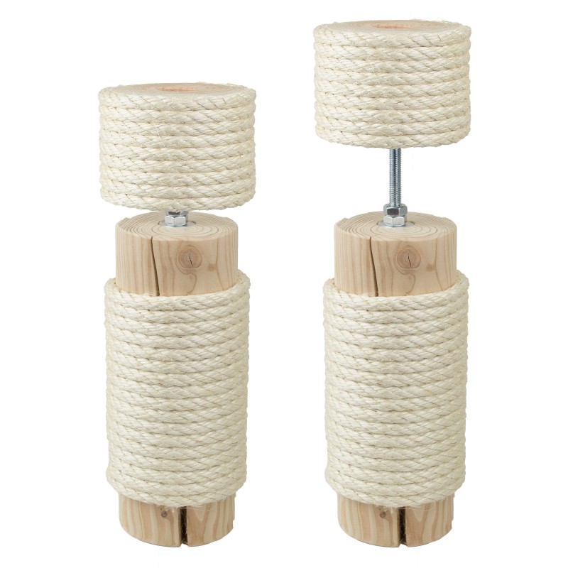 14 cm Designer-Vollholz-Deckenspanner (Natur)