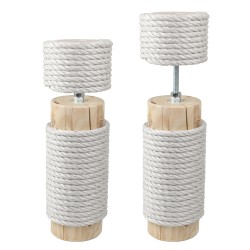10 cm Designer-Vollholz-Deckenspanner (Sandgrau)