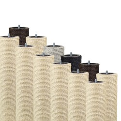 Ø 9cm Sisalstamm als Endstamm ausgelegt ( mit festem Stehbolzen L15mm)