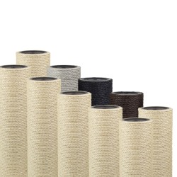 12 cm Sisalstamm-verschiedene Gewinde (M8,M10,M12)