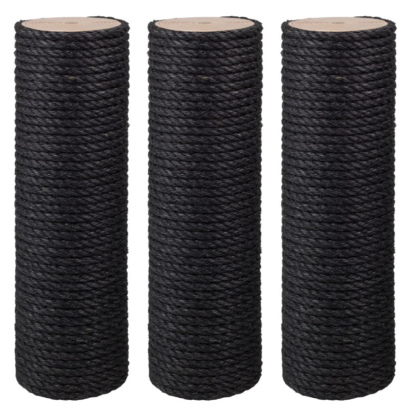 Vollholzstamm-Sisalstamm- 10 cm- 8 mm Gewinde