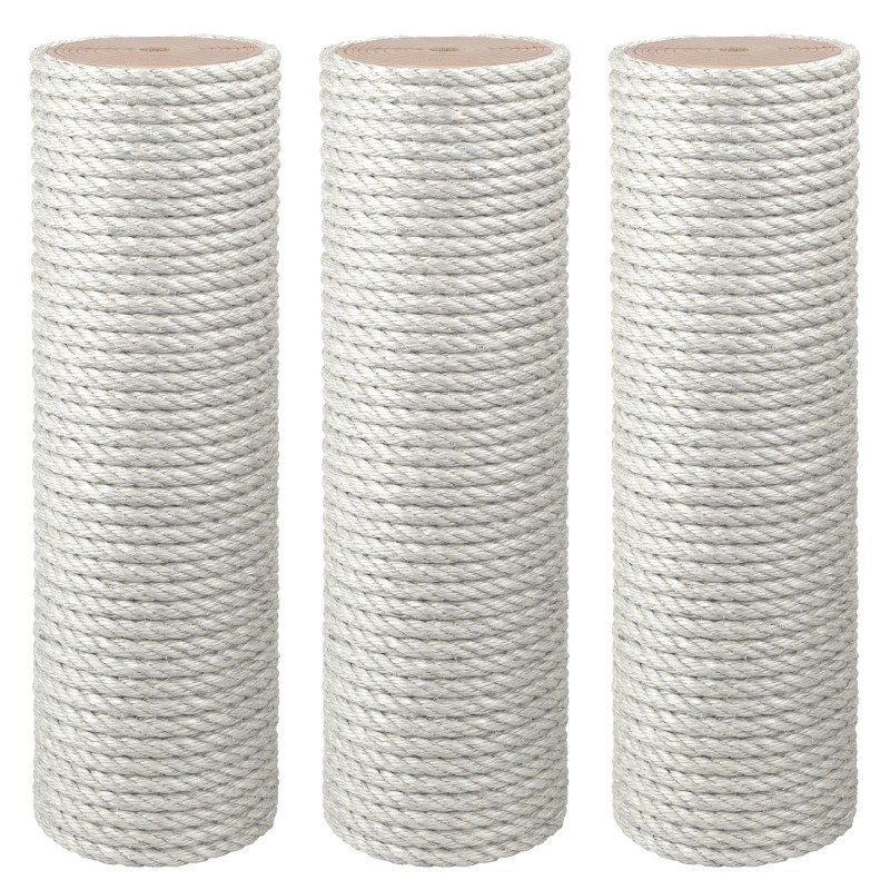 Vollholzstamm-Sisalstamm- 12 cm- 10 mm Gewinde