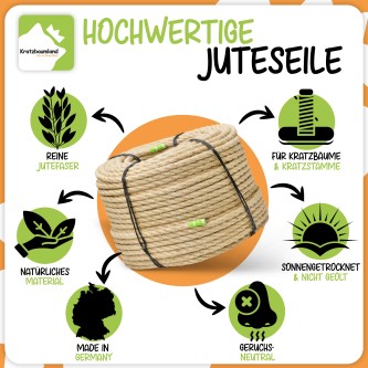 Premium-Jute-Seil 6-10 mm
