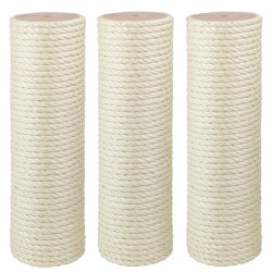 Vollholzstamm-Sisalstamm- 14 cm- 12 mm Gewinde
