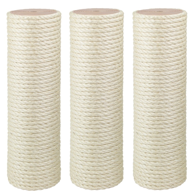 Vollholzstamm-Sisalstamm- 16 cm- 10 und 12 mm Gewinde