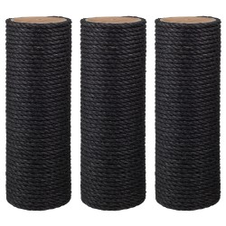 14 cm Hybrid-Sisalstamm, Schwarz