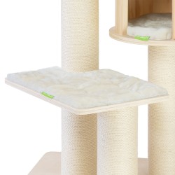 Holzkratzbaum Woody XL – Nachhaltiger & Stabiler Kratzbaum für Katzen