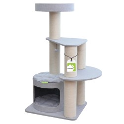 Rocky L Kratzbaum – Modernes Design, 134 cm hoch, 5 Liegeflächen