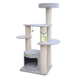 Rocky XL Kratzbaum – Modernes Design, 158 cm hoch, 6 Liegeflächen