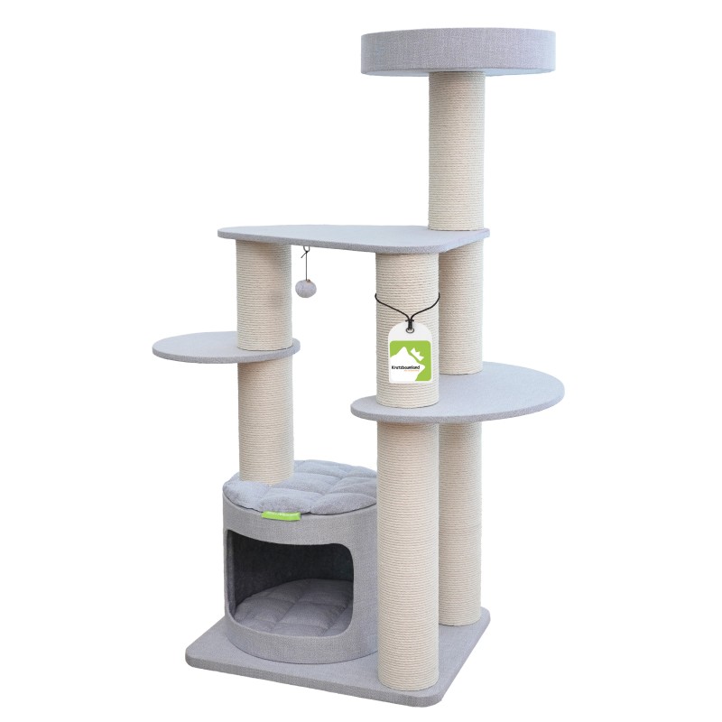 Rocky XL Kratzbaum – Modernes Design, 158 cm hoch, 6 Liegeflächen