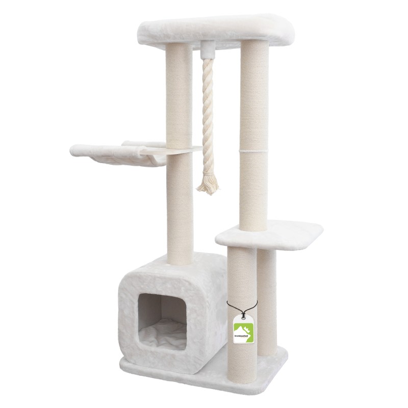 Oscar XL Kratzbaum – Modernes Design, 184 cm hoch, 4 Liegeflächen