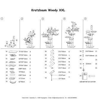 Ersatzteile für Woody XXL