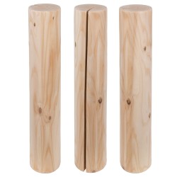 8 cm Vollholzstamm