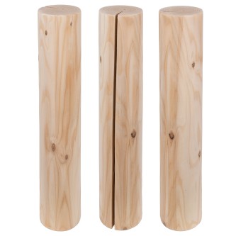 8 cm Vollholzstamm