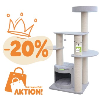 Rocky XL Kratzbaum – Modernes Design, 158 cm hoch, 6 Liegeflächen