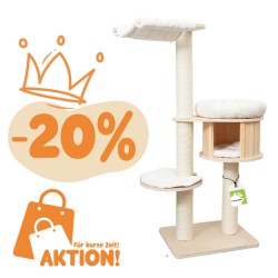 Holzkratzbaum Woody L – Nachhaltiger & Stabiler Kratzbaum für Katzen